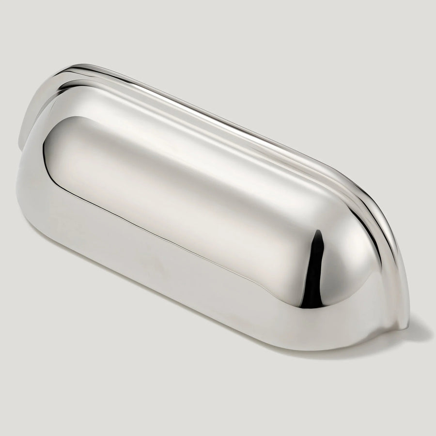 Grayson 3" Cup Cabinet Pull - Solid Brass