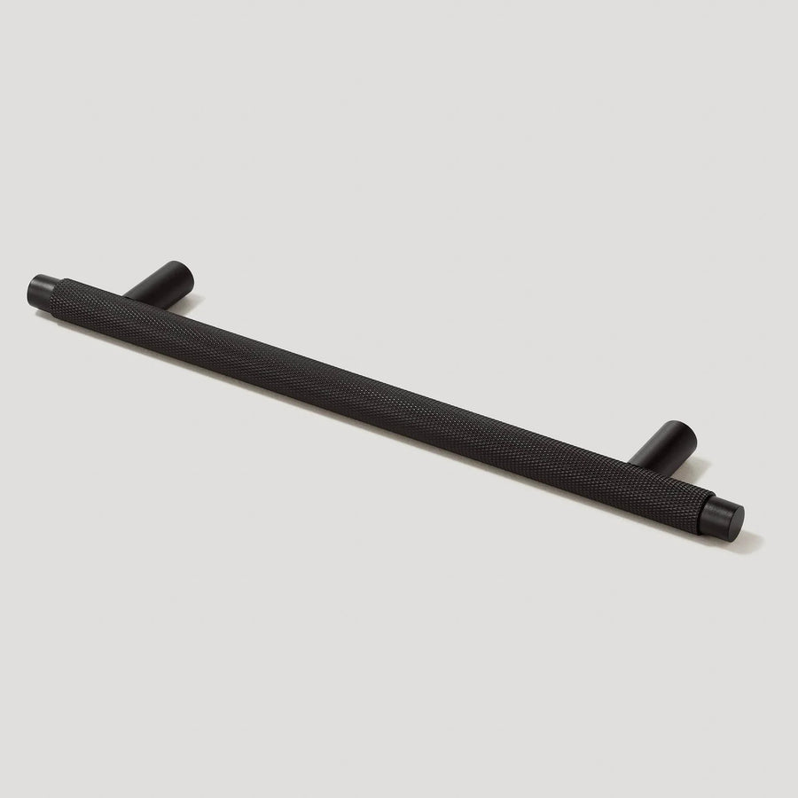 Kepler 8-11/16" Knurled Cabinet Pull - Solid Brass
