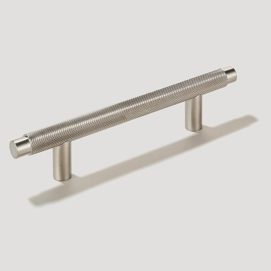Kepler 3-13/16" Knurled Cabinet Pull - Solid Brass
