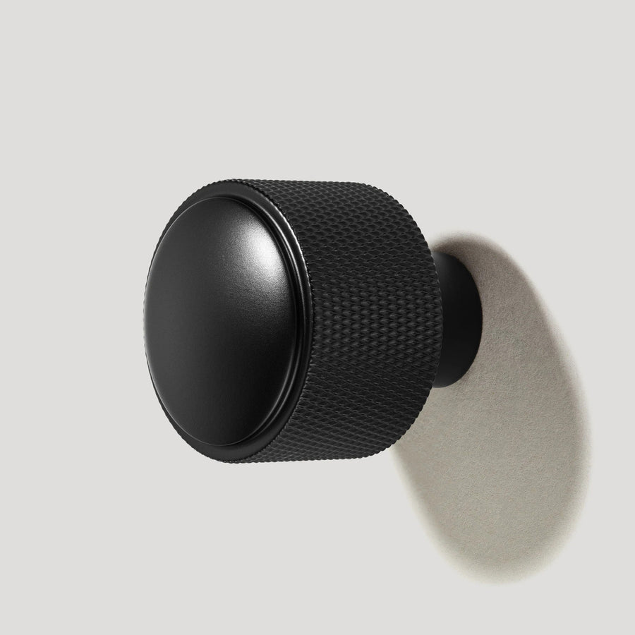 Kepler Knurled Wall Hook - Solid Brass