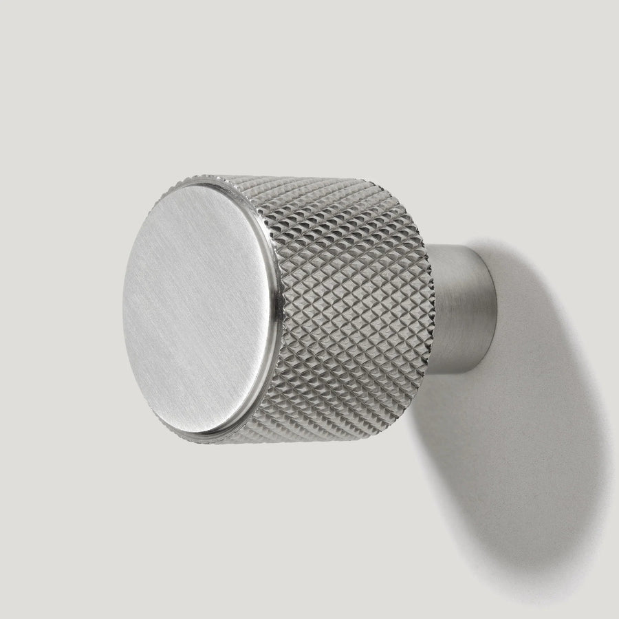 Revill Knurled Wall Hook - Solid Brass