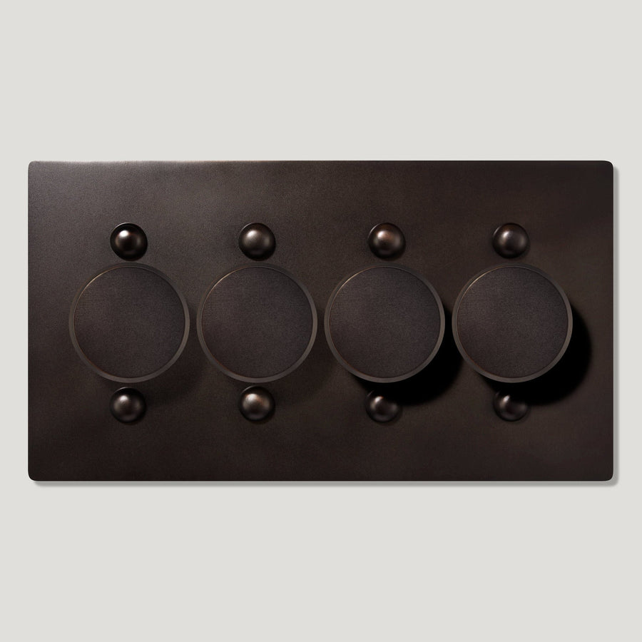 Jasper 4G Dimmer Light Switch - Solid Brass
