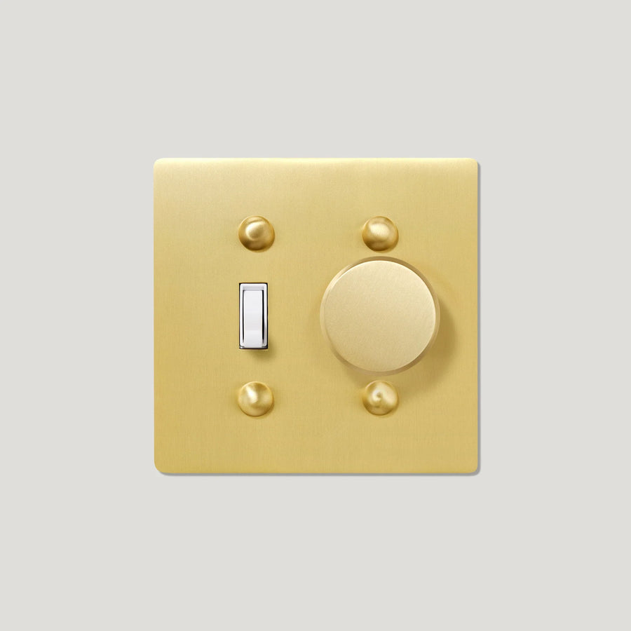 Jasper 2G Toggle Light Switch & Dimmer - Solid Brass