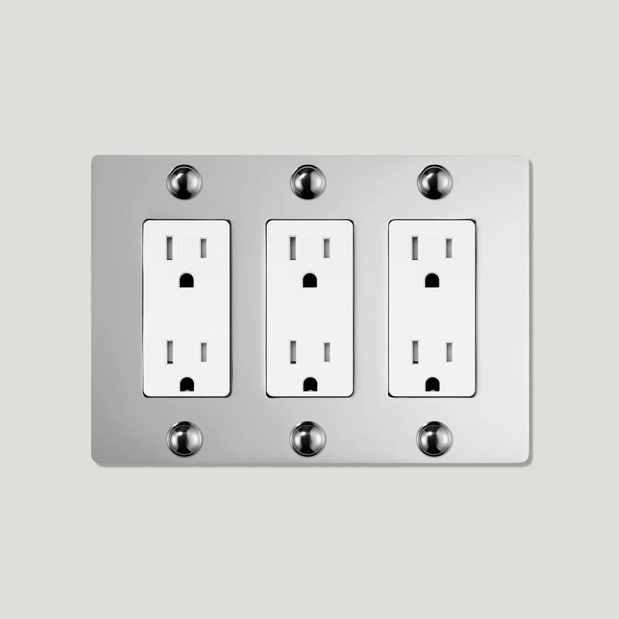 Jasper 3G Outlet - Solid Brass