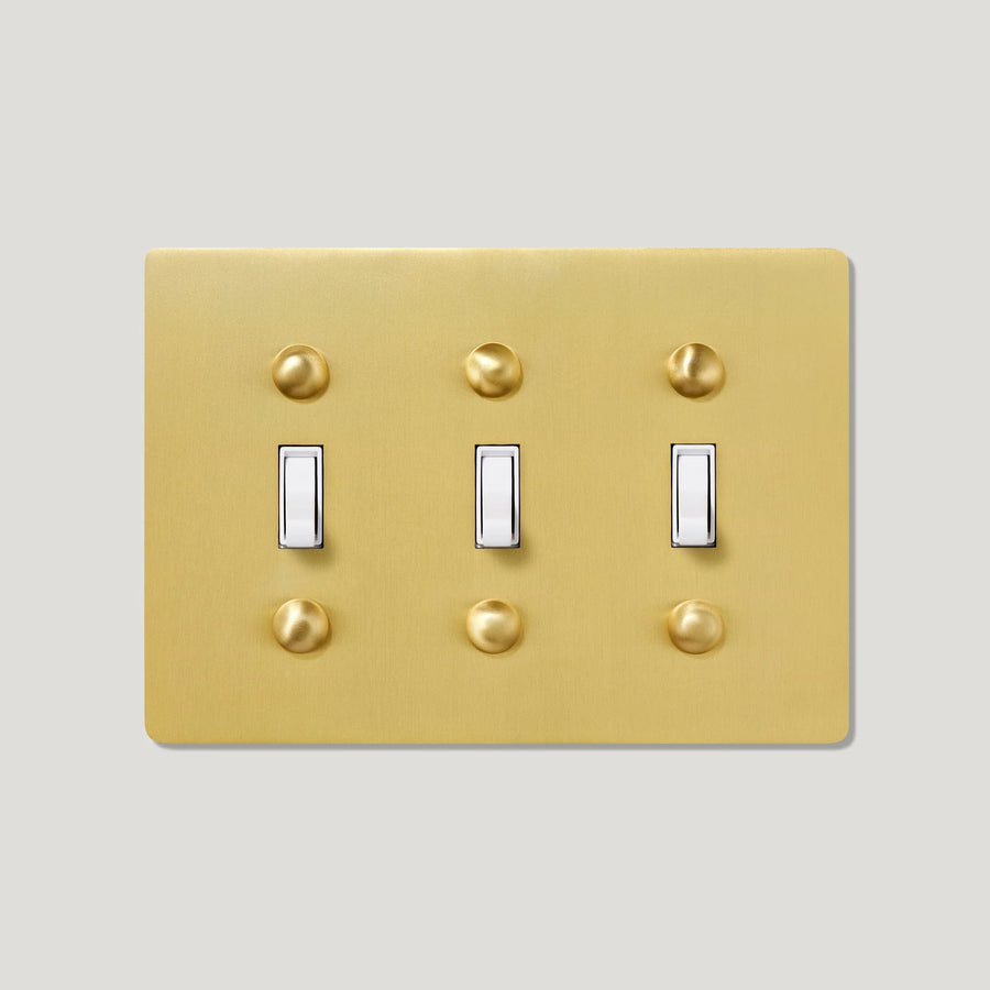Jasper 3G Toggle Light Switch - Solid Brass